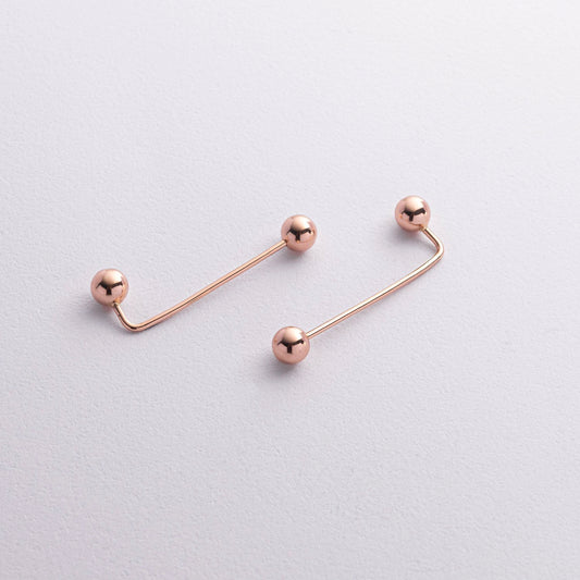 Kolczyki przekładane z kulkami 983