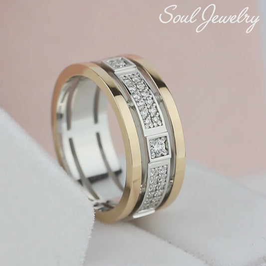 Wyjątkowa damska obrączka ślubna