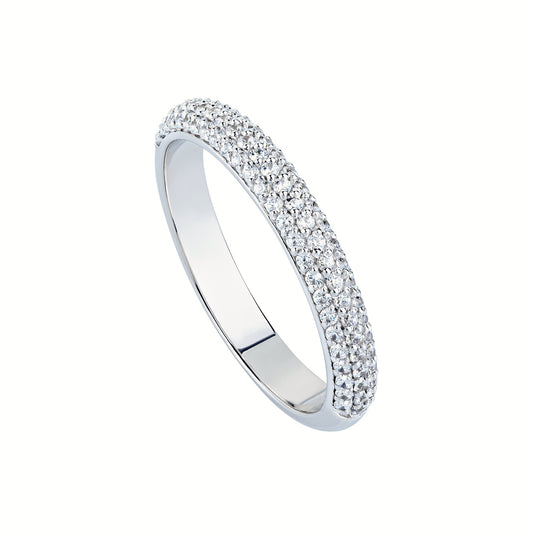 Złota obrączka damska z naturalnymi diamentami. Klasyczna obrączka z diamentami. Damska obrączka ślubna. Złota obrączka ślubna. Obrączka z białego złota. Obrączka z moissanitu. Klasyczny pierścionek z brylantem