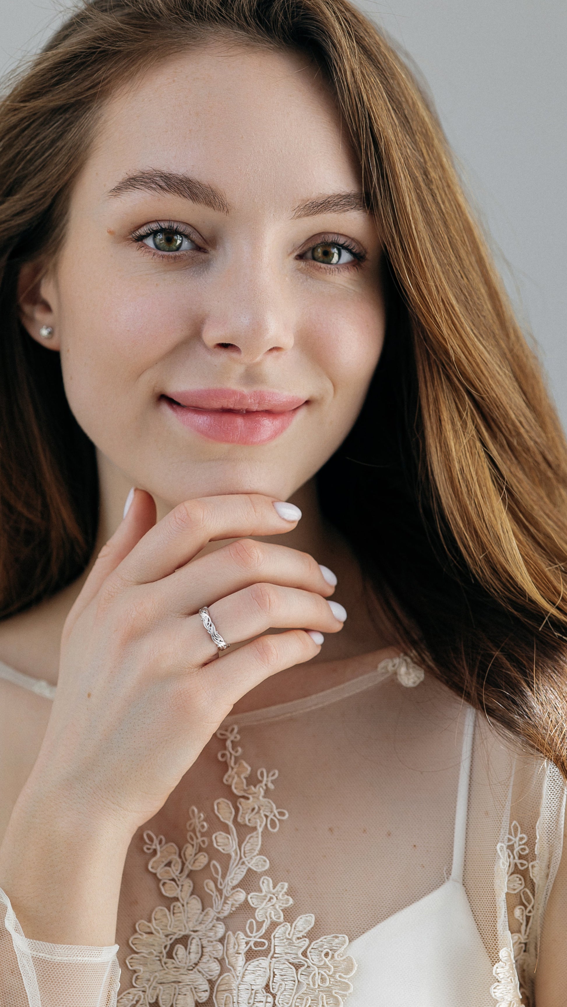 Damska obrączka ślubna z kwiatowym wzorem, unikalna obrączka ślubna, damska złota obrączka, złoty pierścionek dla niej, kwiatowy złoty pierścionek