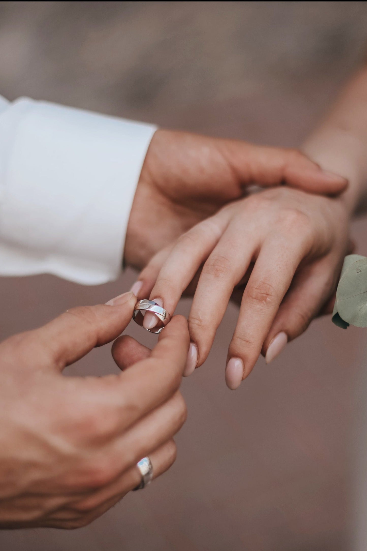 Unikalny zestaw obrączek ślubnych. Złote obrączki ślubne. Podwójne obrączki ślubne. Zestaw obrączek dla par. Solidne złote obrączki ślubne