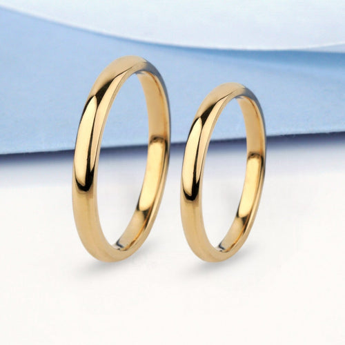 Klasyczne złote obrączki 470