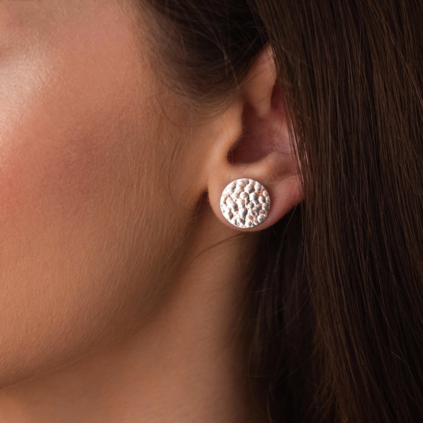 kolczyki okrągłe złote