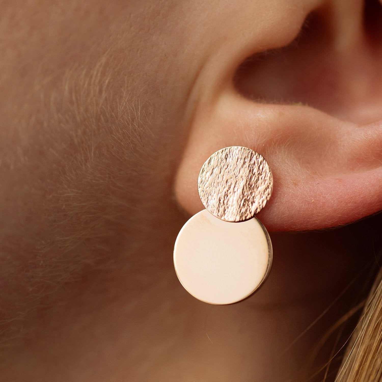 geometryczne kolczyki