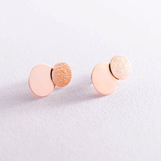 minimalistyczne kolczyki złote