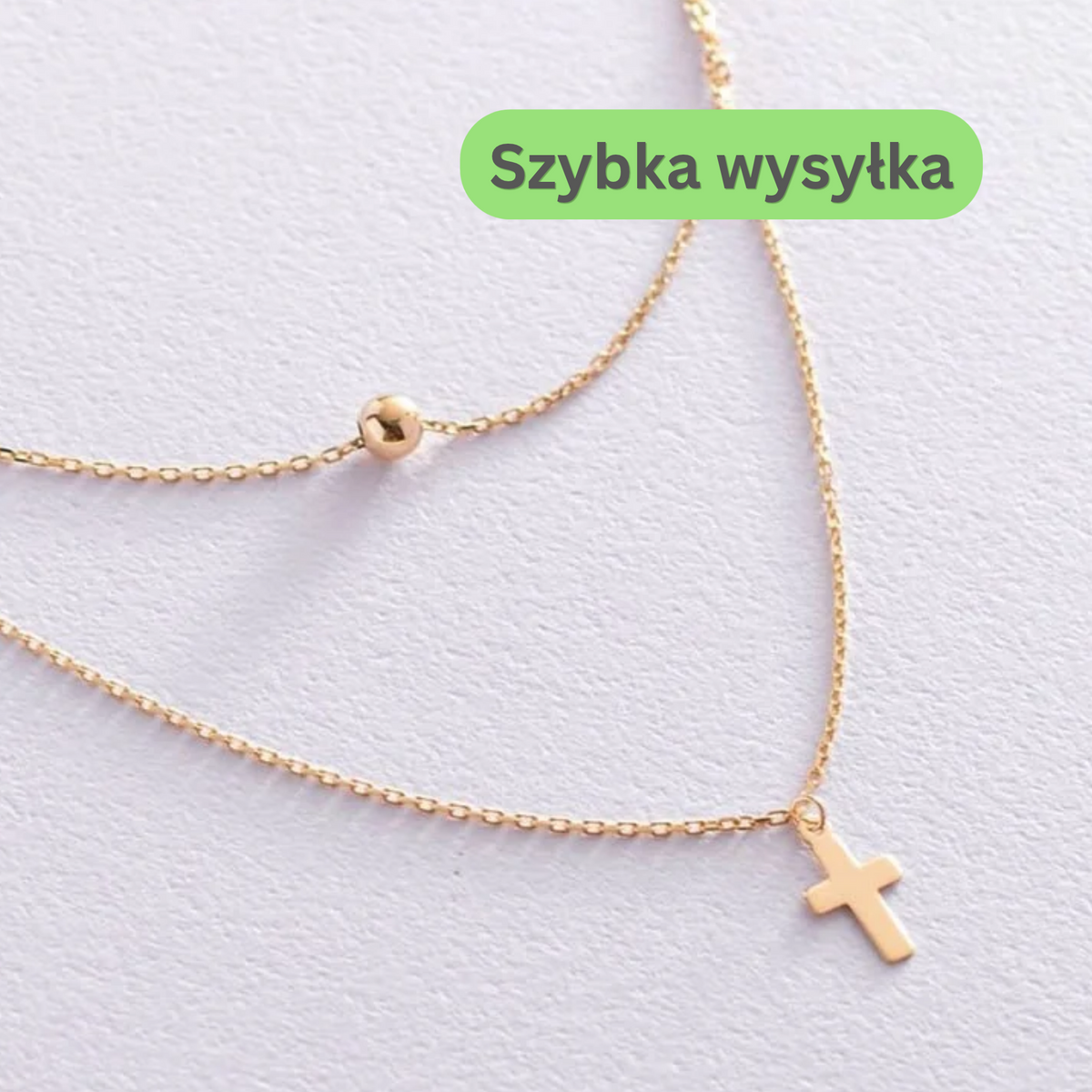 Podwójny złoty naszyjnik damski 585. Złoty naszyjnik z krzyżykiem i kulką 585. Podwójny naszyjnik z krzyżykiem i kulką 585. Naszyjnik z krzyżykiem i kulką, złoto 585. Elegancki złoty naszyjnik 585. Delikatny podwójny naszyjnik 585. Naszyjnik damski ze złota 585. Złoty naszyjnik z motywem krzyżyka 585. Podwójny naszyjnik damski z krzyżykiem 585. Minimalistyczny złoty naszyjnik 585. Naszyjnik z krzyżykiem ze złota próby 585. Złoty naszyjnik z kulką 585. Podwójny naszyjnik ze złota 585.
