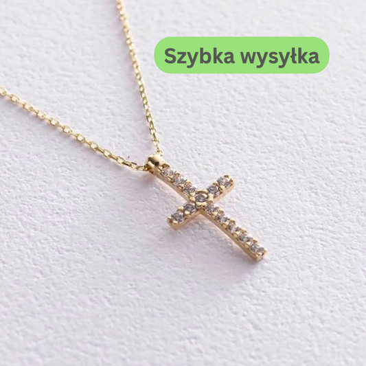 Naszyjnik z krzyżykiem ze złota 585. Delikatny złoty naszyjnik z krzyżykiem 585. Elegancki naszyjnik z krzyżykiem 585. Naszyjnik damski z krzyżykiem, złoto 585. Złoty naszyjnik damski z krzyżykiem 585. Naszyjnik z krzyżykiem i cyrkoniami 585. Złoty naszyjnik z błyszczącym krzyżykiem 585. Naszyjnik z krzyżykiem ze złota próby 585. Regulowany złoty naszyjnik z krzyżykiem 585. Delikatny naszyjnik z krzyżykiem, złoto 585. Złoty naszyjnik z motywem krzyża 585. Naszyjnik z krzyżem ze złota 585.