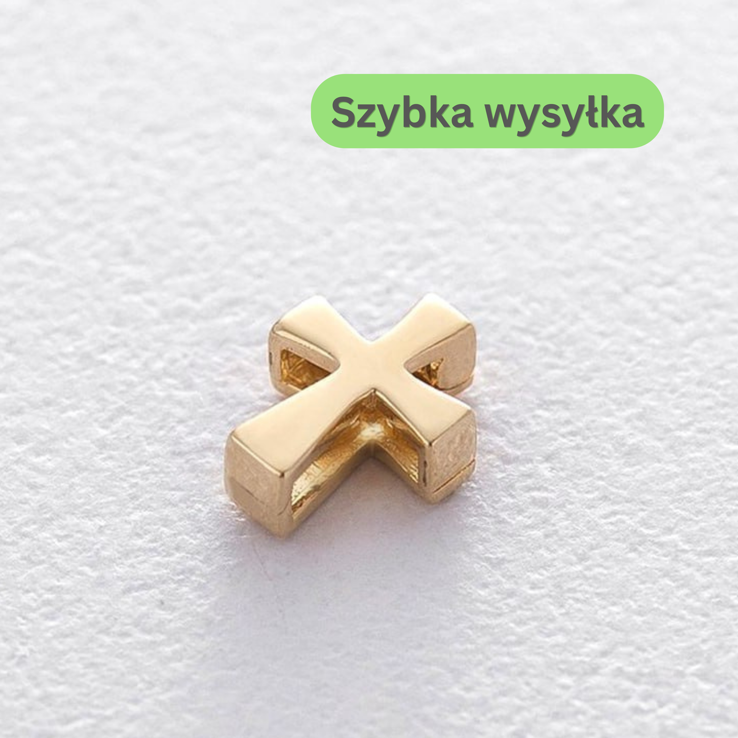 Prawosławny złoty krzyż, Złoty krzyżyk, Krzyżyk 585 próba, Jubilerski krzyżyk ze złota, Chrześcijański krzyżyk
